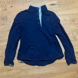 Joules floral lined navy pull over